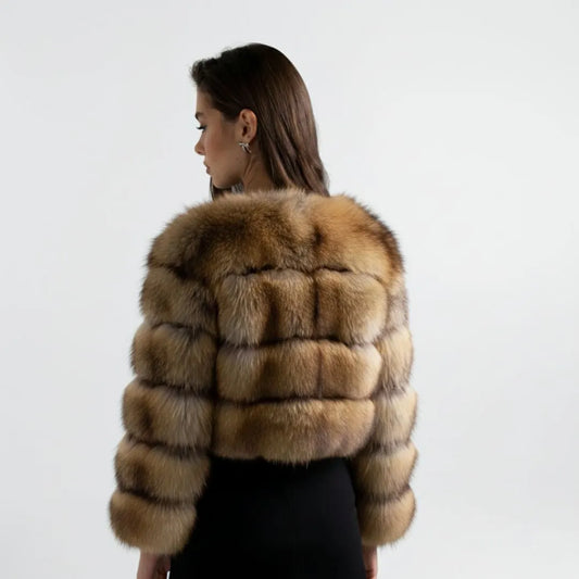 Amara - Fourrures Raccon Marron