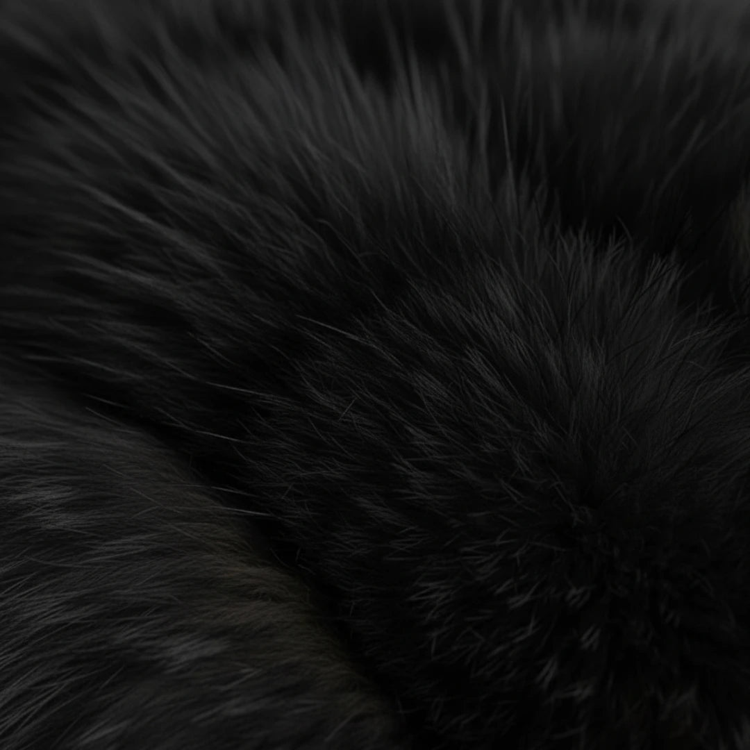 Selena - Fourrures Raccon Noires