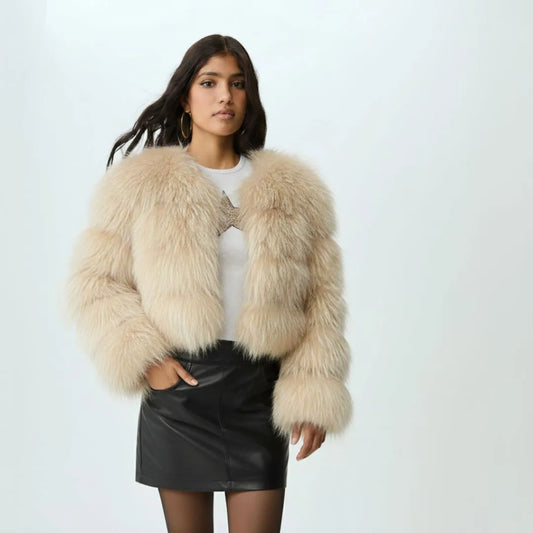 Bianca - Fourrures Raccon Blanches